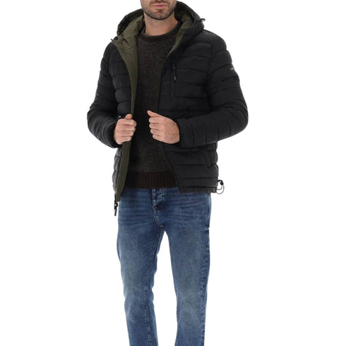 Yes Zee Piumino corto Piumino Uomo reversibile con cappuccio M A25-YESZEEJ824B500-0905-M - Francavilla Moda