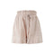 Yes Zee Shorts Shorts Donna in misto lino tinta unita Ecru - Francavilla Moda