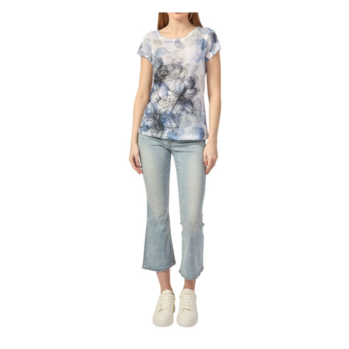 Yes Zee T-shirt T-shirt Donna con fiori stampati S P25 - YESZEET236Y302 - 2713 - S - Francavilla Moda