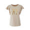 Yes Zee T-Shirt T-shirt Donna maniche con rouches Beige - Francavilla Moda