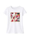 Yes Zee T-shirt mm T-shirt donna mm stampa box con strass S - Francavilla Moda