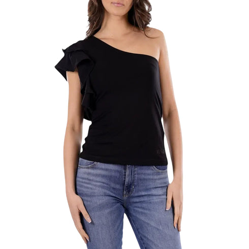 Yes Zee T-Shirt T-shirt donna monospalla tinta unita S P26-YESZEET211S700-801-S - Francavilla Moda