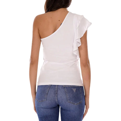 Yes Zee T-Shirt T-shirt donna monospalla tinta unita S P26-YESZEET211S700-801-S - Francavilla Moda
