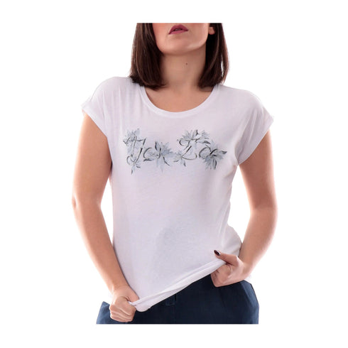 Yes Zee T-shirt T-shirt Donna stampa logo strass S P25 - YESZEET212s100 - 2792 - S - Francavilla Moda