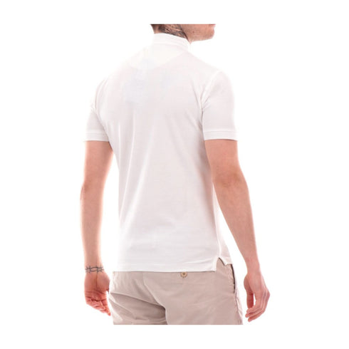 Yes Zee T-shirt T-shirt Uomo con colletto alla coreana Bianco - Francavilla Moda