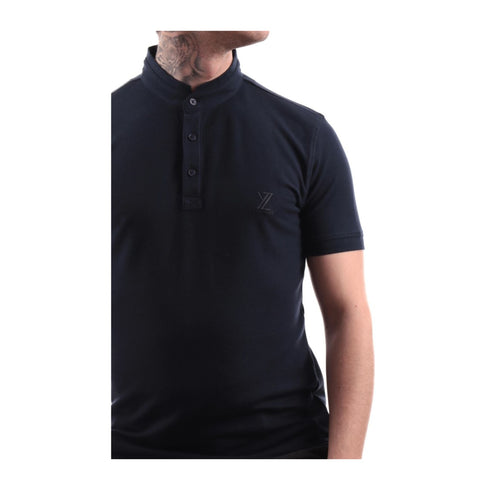 Yes Zee T-shirt T-shirt Uomo con colletto alla coreana Blu P24-YESZEET774TS00-0710-M - Francavilla Moda