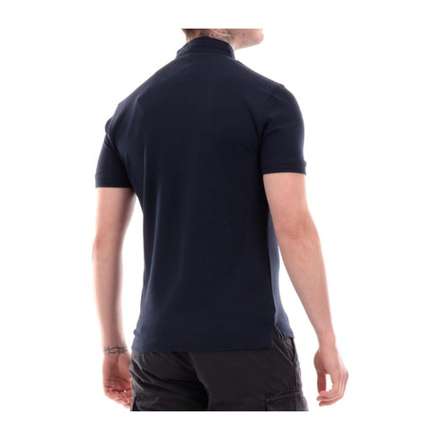 Yes Zee T-shirt T-shirt Uomo con colletto alla coreana Blu P24-YESZEET774TS00-0710-M - Francavilla Moda