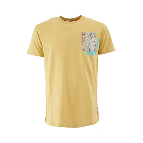 Yes Zee T-shirt T-shirt Uomo con taschino stampato Giallo P24-YESZEET744CW00-0341-S - Francavilla Moda
