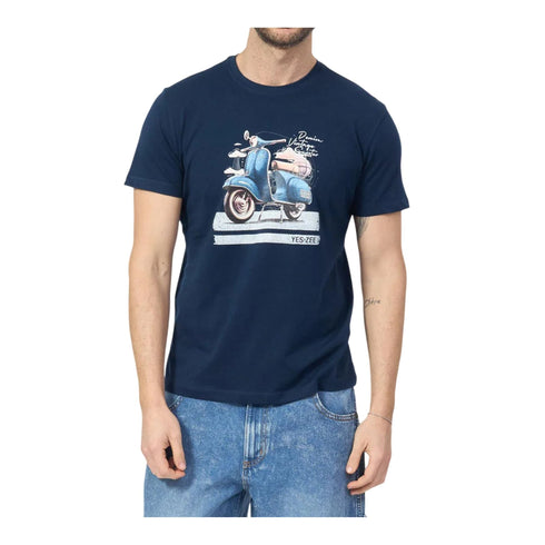 Yes Zee T-shirt T-shirt Uomo stampa Vespa frontale S P25 - YESZEET728SG02 - 0713 - S - Francavilla Moda