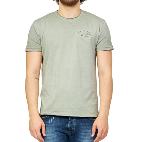 Yes Zee T-shirt T-shirt Uomo tinta unita con taschino M P25 - YESZEET753T300 - 0905 - M - Francavilla Moda