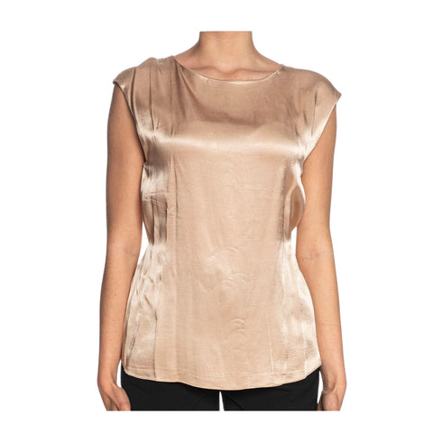 Yes Zee Top Top Donna con laccetto posteriore Oro - Francavilla Moda