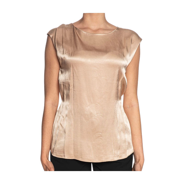Yes Zee Top Top Donna con laccetto posteriore Oro - Francavilla Moda