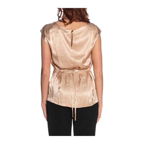 Yes Zee Top Top Donna con laccetto posteriore Oro - Francavilla Moda