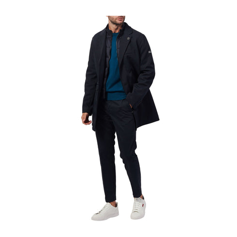 Yes Zee Trench Trench Uomo con gilet interno Blu - Francavilla Moda