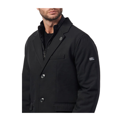 Yes Zee Trench Trench Uomo con gilet interno Nero A24 - YESZEEO815KB00 - 0801 - M - Francavilla Moda