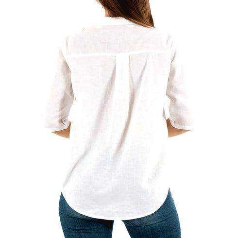Yes Zee Camicia YESZEE Camicia Lino Donna C231 YZ00 0101 XS - Francavilla Moda
