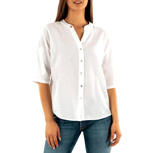 Yes Zee Camicia YESZEE Camicia Lino Donna C231 YZ00 0101 XS - Francavilla Moda