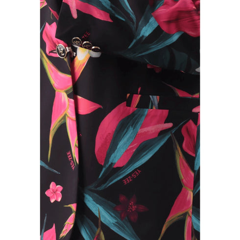 Yes Zee Giacca YESZEE Giacca Donna Blazer Fantasia Floreale G453CL002801 S - Francavilla Moda