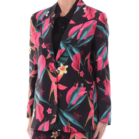 Yes Zee Giacca YESZEE Giacca Donna Blazer Fantasia Floreale G453CL002801 S - Francavilla Moda