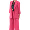 Yes Zee Giacca YESZEE Giacca Donna Fucsia Blazer Maniche Tre Quarti S - Francavilla Moda