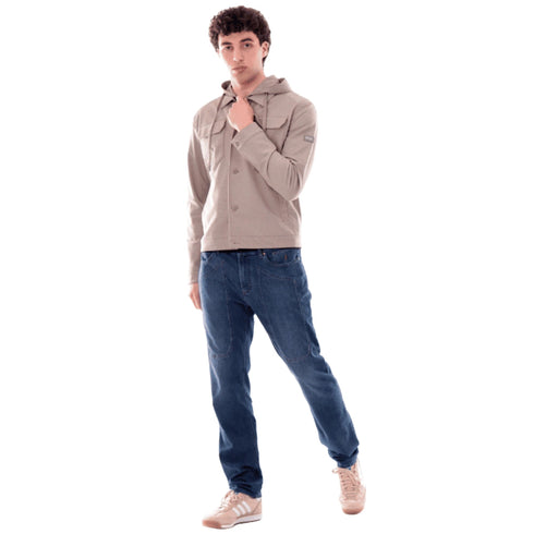 Yes Zee Giubbino YESZEE Giacca Felpa Uomo con Cappuccio Removibile S - Francavilla Moda