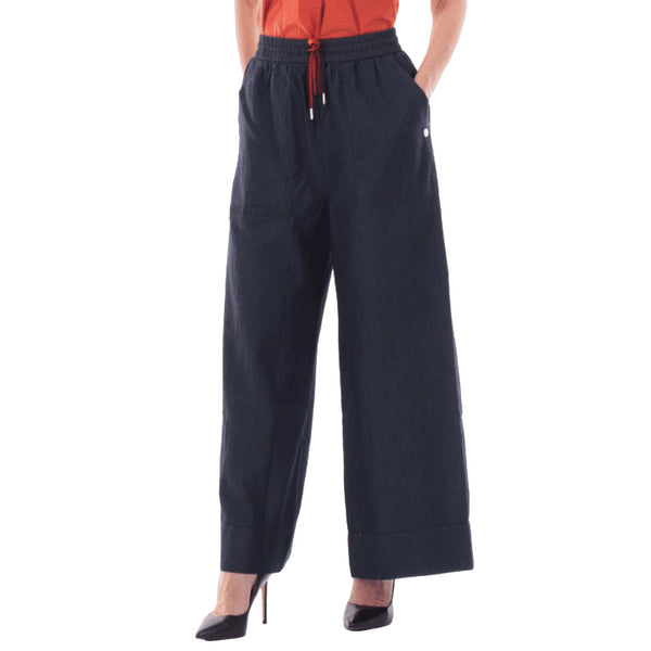 Yes Zee Jeans YESZEE Pantaloni Jeans Donna Palazzo P386EE00J710 XS - Francavilla Moda