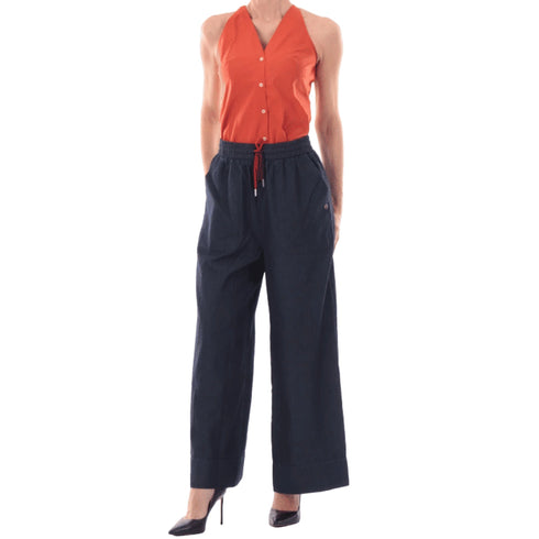 Yes Zee Jeans YESZEE Pantaloni Jeans Donna Palazzo P386EE00J710 XS - Francavilla Moda
