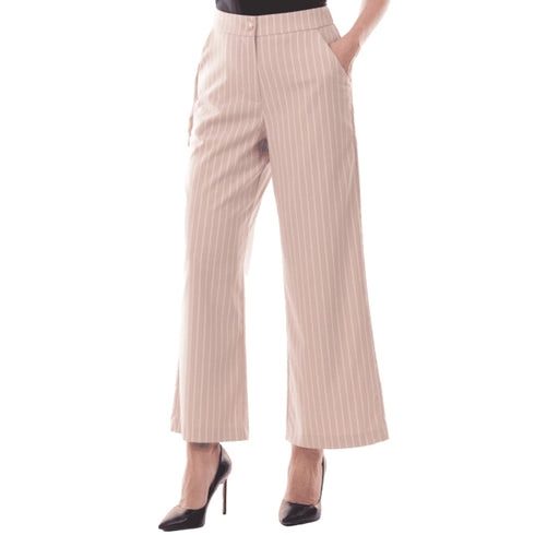 Yes Zee Pantalone YESZEE Pantaloni Palazzo Donna a Righe Primavera Estate S - Francavilla Moda