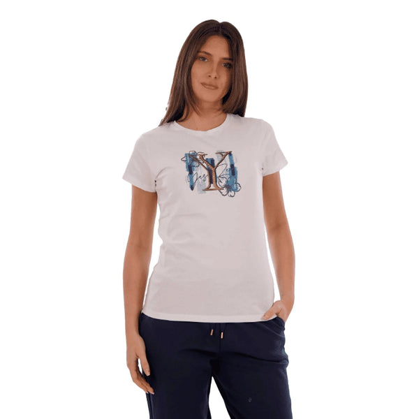 Yes Zee T-Shirt YESZEE T-shirt Donna Basic Stampa S - Francavilla Moda