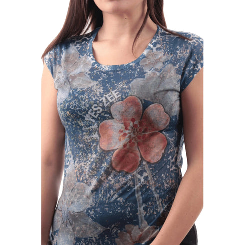Yes Zee T-Shirt YESZEE T-shirt Donna Floreale T235Y1012713 S - Francavilla Moda