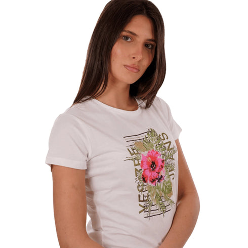 Yes Zee T-Shirt YESZEE T-shirt Stampa Basic Donna S P26-YESZEET222T902-0127-S - Francavilla Moda
