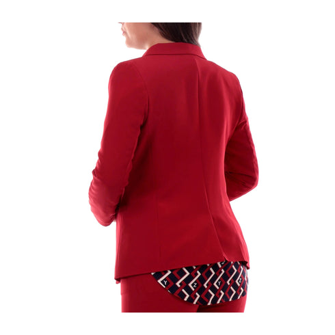 YESZEE Giacca blazer Giacca Donna slim monopetto Rosso - Francavilla Moda