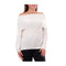 YESZEE Maglia Maglia Donna con spalle scoperte Avorio - Francavilla Moda