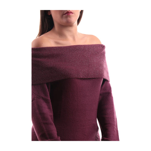 YESZEE Maglia Maglia Donna con spalle scoperte Prugna A24 - YESZEEM054BT00 - 0522 - XS - Francavilla Moda