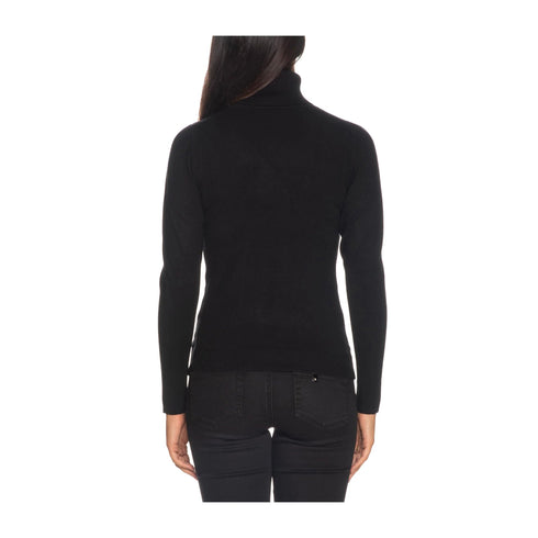 YESZEE Pullover Maglia Donna dolcevita basic Nero A24 - YESZEEM038RU00 - 0801 - XS - Francavilla Moda