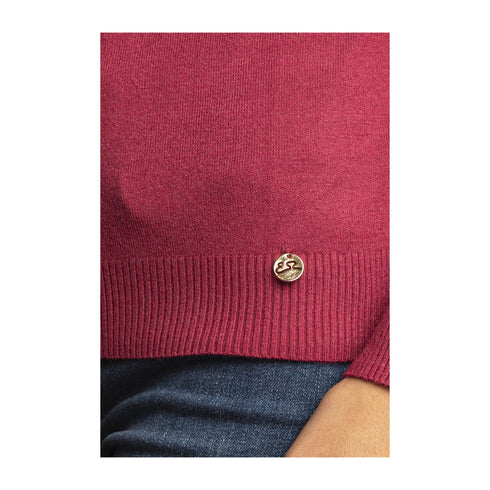 YESZEE Pullover Maglia Donna dolcevita basic Ciclamino A24 - YESZEEM038RU00 - 0533 - XS - Francavilla Moda