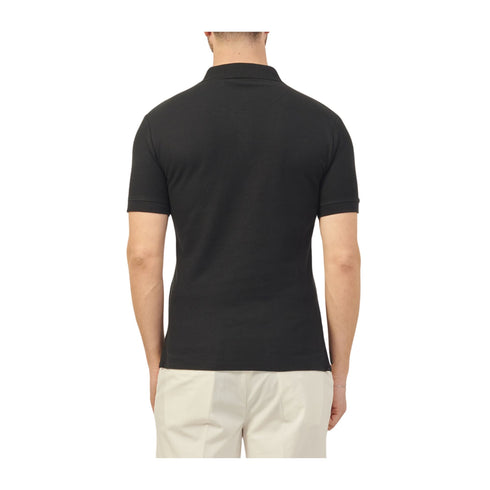 YESZEE Polo Polo Uomo in cotone 3 bottoni Nero P24-YESZEET767TS00-0801-M - Francavilla Moda