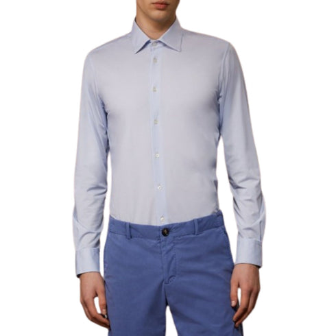 Camicia Uomo Oxford Jacquard traspirante