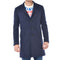 Cappotto Uomo con spacco sul retro Blu Alessandro Gilles- Francavilla Moda