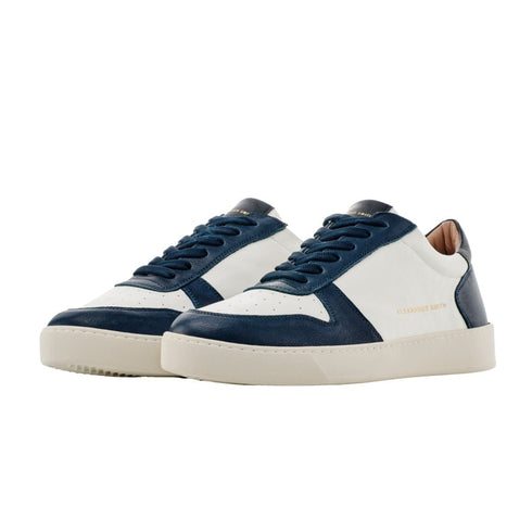 Scarpa Uomo Cambridge con Tomaia in Pelle White blue ALEXANDER SMITH- Francavilla Moda