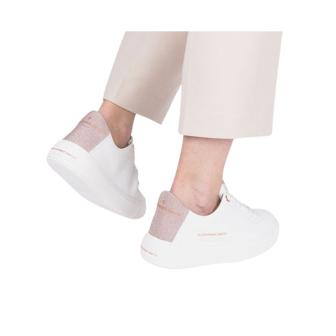 Alexander Smith Sneakers Sneakers Donna modello London Bianco rosa Bianco rosa - Francavilla Moda