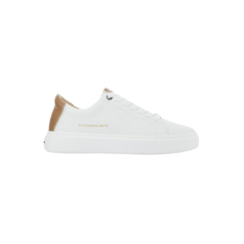 Alexander Smith Sneakers Sneakers Uomo modello London con linguetta e retro in contrasto Bianco ocra P24-ALEXANDER SMITHAZLDM9010-WCN-41 - Francavilla Moda