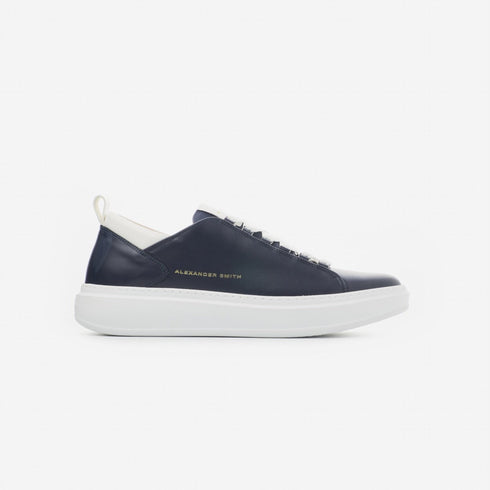 Alexander Smith Sneakers Sneakers Uomo modello Wembley in pelle Blu - Francavilla Moda