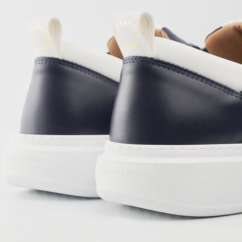 Alexander Smith Sneakers Sneakers Uomo modello Wembley in pelle Blu - Francavilla Moda