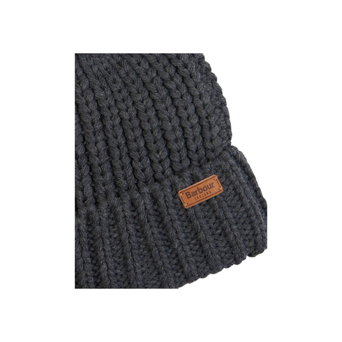 Berretto Donna con pon pon Grigio Barbour- Francavilla Moda