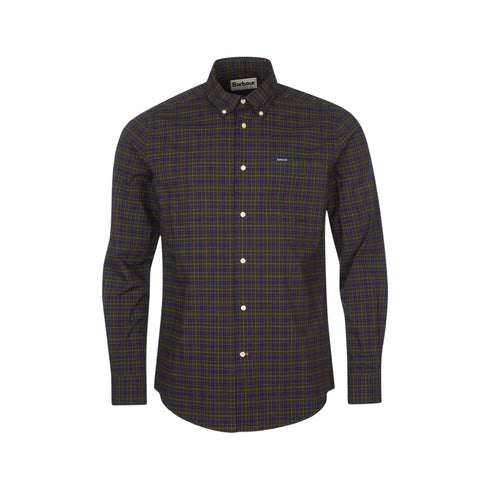 Camicia Uomo a quadri Lomond Blu verde Barbour- Francavilla Moda