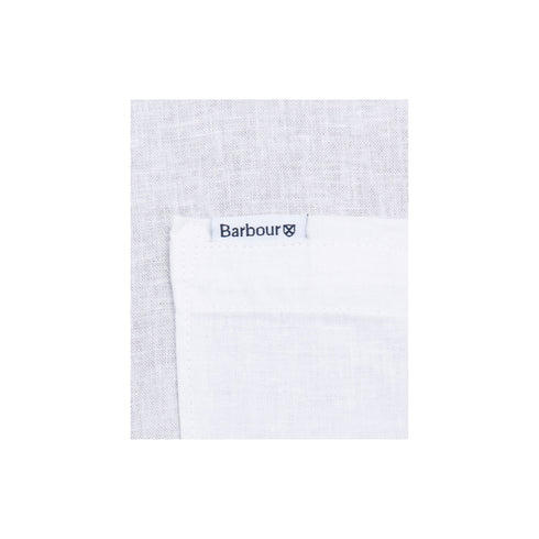 Camicia Uomo Nelson Tailored in lino Bianco BARBOUR- Francavilla Moda