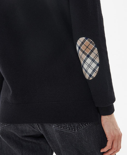 Dolcevita Donna misto lana Pendle Nero Barbour- Francavilla Moda