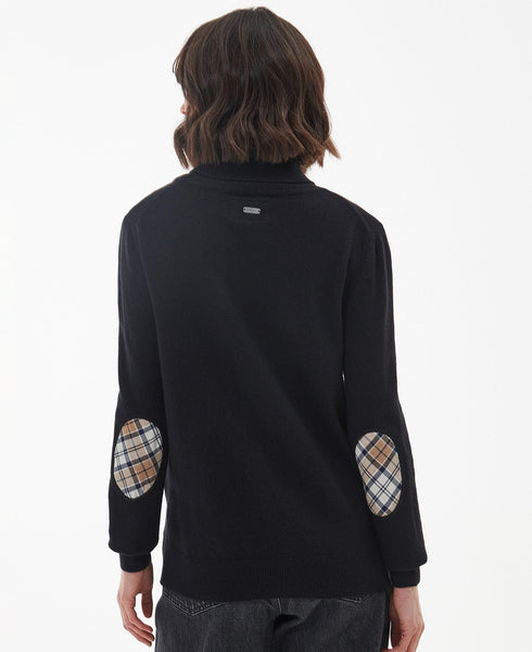 Dolcevita Donna misto lana Pendle Nero Barbour- Francavilla Moda