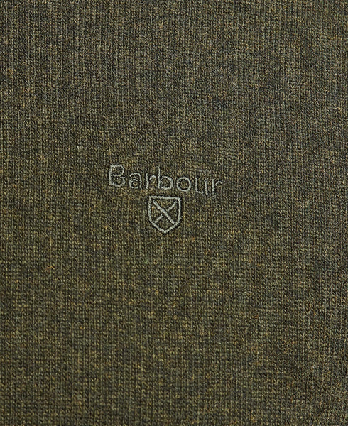 Girocollo Uomo MKN0345 dalle linee essenziali Verde BARBOUR- Francavilla Moda